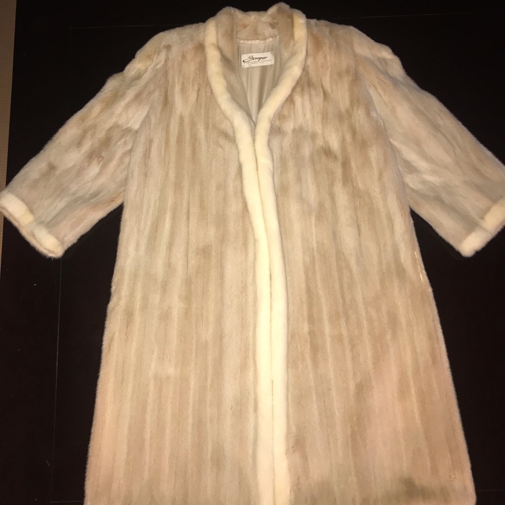 Full length mink coat